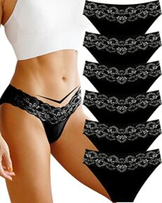 BeReady Seamless Knickers for Women Sexy Lace Underwear for Women No Show Ladies Briefs Panties for Women Multipack