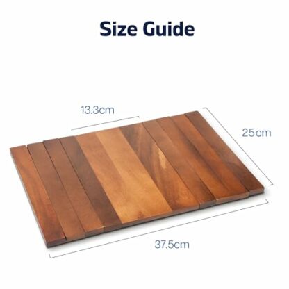 Besto Foldable Sofa Arm Tray | Acacia Wooden Armrest Tray 37.5 x 25cm | Water & Scratch Resistant Armchair Tray | Sofa Armrest Organiser for Drinks, Remote, Snacks, Phone, & Magazine 3 Besto Foldable Sofa Arm Tray | Acacia Wooden Armrest Tray 37.5 x 25cm | Water & Scratch Resistant Armchair Tray | Sofa Armrest Organiser for Drinks, Remote, Snacks, Phone, & Magazine - Image 3