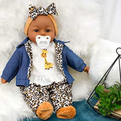 Bibi Doll - 18" Lifelike Large Soft Bodied Baby Doll With Dummy & Sounds Girls Boys Toy 3 Bibi Doll - 18" Lifelike Large Soft Bodied Baby Doll With Dummy & Sounds Girls Boys Toy - Image 3