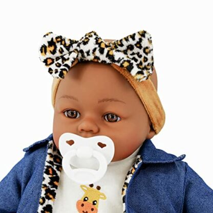 Bibi Doll - 18" Lifelike Large Soft Bodied Baby Doll With Dummy & Sounds Girls Boys Toy 4 Bibi Doll - 18" Lifelike Large Soft Bodied Baby Doll With Dummy & Sounds Girls Boys Toy - Image 4