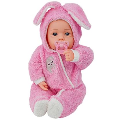 Bibi Doll - 20" Lifelike Large Size Soft Bodied Baby Doll Girls Boys Toy With Dummy & Sounds 4 Bibi Doll - 20" Lifelike Large Size Soft Bodied Baby Doll Girls Boys Toy With Dummy & Sounds - Image 4