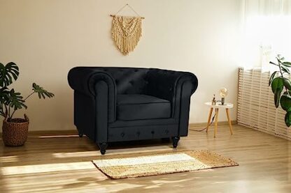 Bravich Chesterfield Sofa- Living Room Furniture, Easy Clean - Image 3