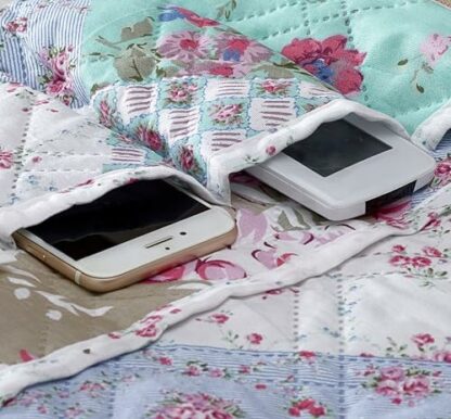 Brilliant Sunshine Sofa Armrest 5 Pockets Organizer, Slip resistant Couch Chair Armrest Caddy, Washable Magazine Holders, Storage for TV Remote Control, Phone, Book, Glasses, Magazine - Image 4