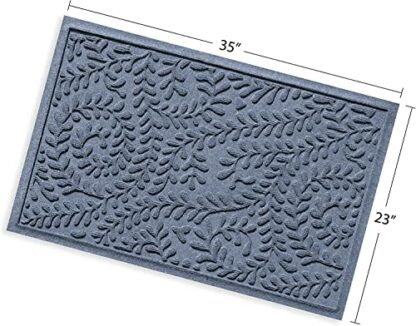 Bungalow Flooring Waterhog Stair Treads Set of 4 8-1/2 x 30 inches Made in USA Durable and Decorative Floor Covering Indoor/Outdoor Water-Trapping Boxwood Collection - Image 4