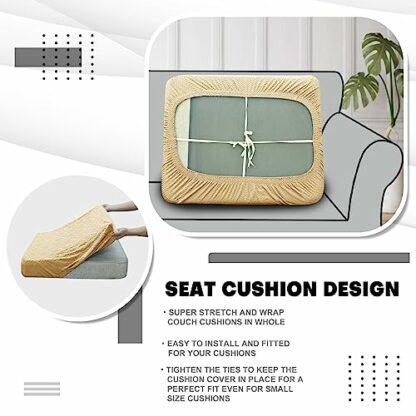 CHELZEN Super Stretch Sofa Seat Cushion Cover - Image 4