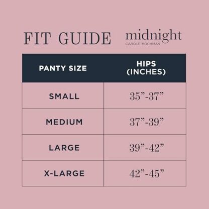 Carole Hochman Midnight Womens 8 Pack Hi-Cut Briefs - Image 4