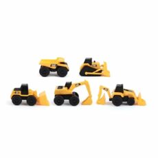 CatToysOfficial, CAT Little Machines Toys with 5pcs - Dump Truck, Wheel Loader, Bulldozer, Backhoe, and Excavator Vehicles, Cake Toppers, Gifts & Toys, Playset for Kids Ages 3 and up