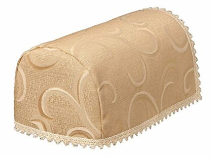 Chair Arm Covers/Caps Narrow, Standard and Wide and Chair Backs In a Jacquard Deep Beige Vine Design. Protectors for Sofa and Chairs. Quality Items Made in UK 2 Chair Arm Covers/Caps Narrow, Standard and Wide and Chair Backs In a Jacquard Deep Beige Vine Design. Protectors for Sofa and Chairs. Quality Items Made in UK - Image 2