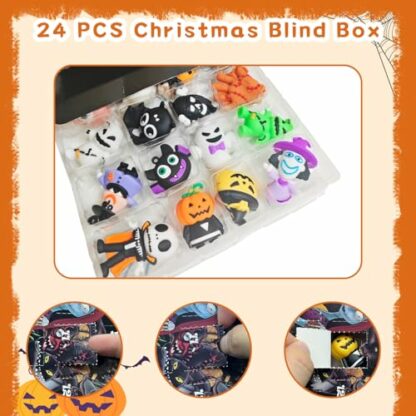 Christmas Horror Figures Advent Calendar 2024-24Pcs Scary Doll Collectible Figures & Surprise Toys, Christmas Countdown Gift 4 Christmas Horror Figures Advent Calendar 2024-24Pcs Scary Doll Collectible Figures & Surprise Toys, Christmas Countdown Gift - Image 4