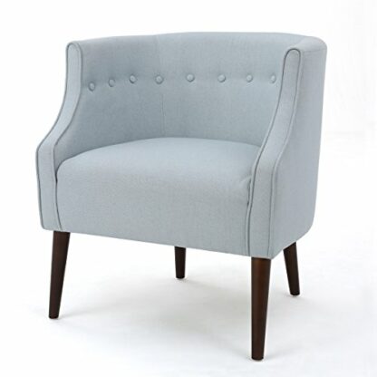 Christopher Knight Home Brandi Fabric Club Chair, Light Sky - Image 2