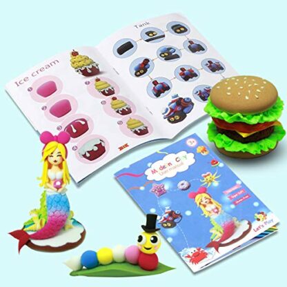 CiaraQ Air Dry Clay - 36 Colors Air Dry Ultra Light Magic Clay, No-Toxic Modeling Clay & Dough, Creative Art DIY Kids Art Crafts, Best Gift for Boys & Girls 4 CiaraQ Air Dry Clay - 36 Colors Air Dry Ultra Light Magic Clay, No-Toxic Modeling Clay & Dough, Creative Art DIY Kids Art Crafts, Best Gift for Boys & Girls - Image 4