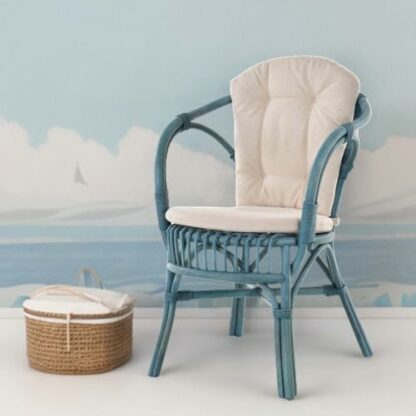 Classic Scandinavian Style Wicker Chair / Wicker Chair Natural Rattan - Image 3