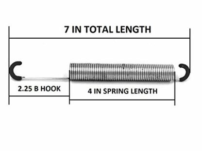 Coated BERKLINE CENRO Recliner Mechanism Spring 7" Offered by ProFurnitureParts - Image 4