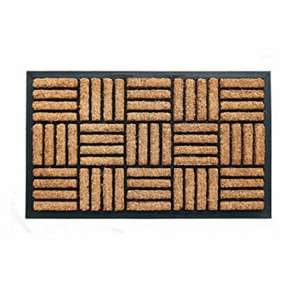 Coco & Coir Door Mat Indoor/Outdoor | 100% Natural Coir Weather Resistant Eco-friendly Entrance Mat (Shortbread) 2 Coco & Coir Door Mat Indoor/Outdoor | 100% Natural Coir Weather Resistant Eco-friendly Entrance Mat (Shortbread) - Image 2