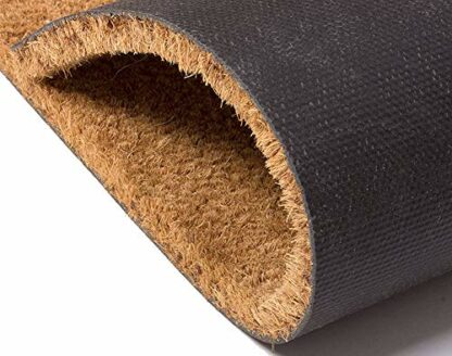Coir Doormat Front Door Mat New Home Closing Housewarming Gift Definitely Not A Trap Door Funny (30" x 18" Standard) - Image 3