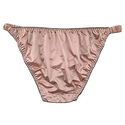 Colorful Star 5 Pack Women's Sexy Satin String Bikini Panties Silky Briefs Underwear - Image 4