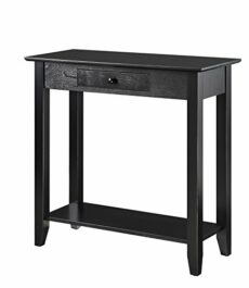 Convenience Concepts American Heritage Hall Table with Drawer and Shelf