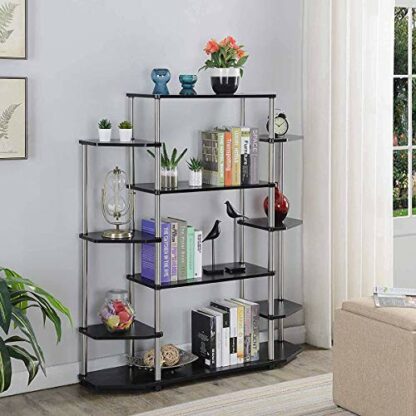 Convenience Concepts Designs2Go Wall Unit Bookshelf, Black - Image 3