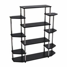 Convenience Concepts Designs2Go Wall Unit Bookshelf, Black