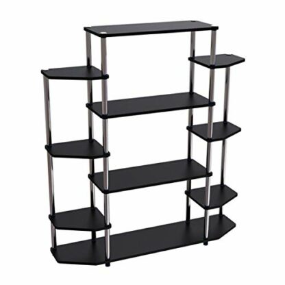 Convenience Concepts Designs2Go Wall Unit Bookshelf, Black - Image 2