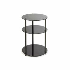 Convenience Concepts Go-Accsense 3-Tier Round Glass Side Table