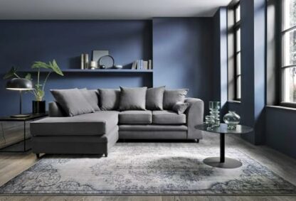 Corner Sofa Couch - L Shape Fabric Sofa - Upholstered Linen Corner Settee - Fabric Sofa 3 Seater for Home Living Room Drawing Room 3 Corner Sofa Couch - L Shape Fabric Sofa - Upholstered Linen Corner Settee - Fabric Sofa 3 Seater for Home Living Room Drawing Room - Image 3