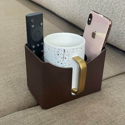 Couch Anti-Spill Drink Holder Tray, Couch Seat Cushion Cup Beverage Holder for Cups, Mugs, Bottles, Cans - Image 3