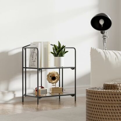 Crofy No Assembly Folding Bookshelf for Living Room, Collapsible Book Shelf for Home Office, Portable Bookcase Storage Organizer - Image 3