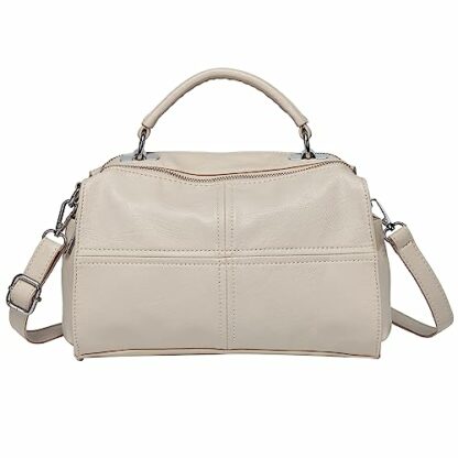 Cross Body Bag for Women,VASCHY Vegan Leather Purse Top Handle Satchel Ladies Small Handbag Fashion Shoulder Bag - Image 2