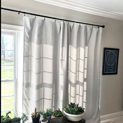 Curtain Rings with Clips, Curtain Clip Rings Hooks for Decor Drapery Drapes Bows - Image 4