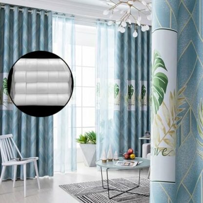 Curtain Spacers, 20 Pcs 4.8cm Length Interiors Eyelet Curtain Spacers, Curtain Foam Spacers Perfect Pleats for Poles up to 35mm Eyelet Curtains - Image 3