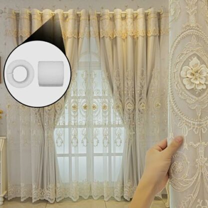 Curtain Spacers, 20 Pcs 4.8cm Length Interiors Eyelet Curtain Spacers, Curtain Foam Spacers Perfect Pleats for Poles up to 35mm Eyelet Curtains - Image 4