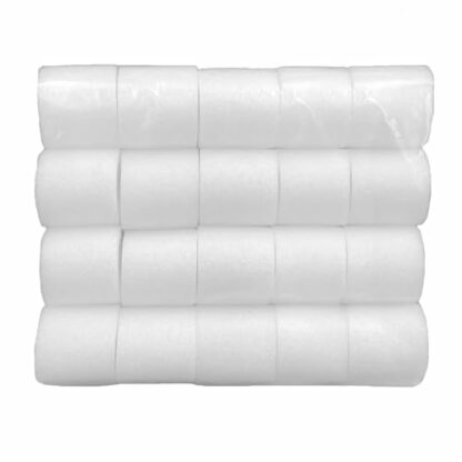 Curtain Spacers, 20 Pcs 4.8cm Length Interiors Eyelet Curtain Spacers, Curtain Foam Spacers Perfect Pleats for Poles up to 35mm Eyelet Curtains - Image 2