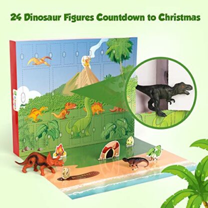 D-FantiX Dinosaur Advent Calendar 2024 for Kids, 24 Days Countdown to Christmas Advent Calendars Dino Toy Xmas Gift for Boys Girls 3 4 5 6 Years Old 3 D-FantiX Dinosaur Advent Calendar 2024 for Kids, 24 Days Countdown to Christmas Advent Calendars Dino Toy Xmas Gift for Boys Girls 3 4 5 6 Years Old - Image 3