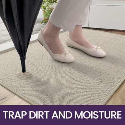 DEXI Door Mat, Dirt Trapper Door Mats Indoor, Low Profile Washable Doormat, Non-slip Absorbent Inside Entrance Rug for Front Back Door, Entryway 4 DEXI Door Mat, Dirt Trapper Door Mats Indoor, Low Profile Washable Doormat, Non-slip Absorbent Inside Entrance Rug for Front Back Door, Entryway - Image 4