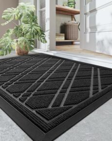 DEXI Front Door Mat Indoor Entrance Welcome Doormat Entry Mats Interior Rug Low Profile Non Slip