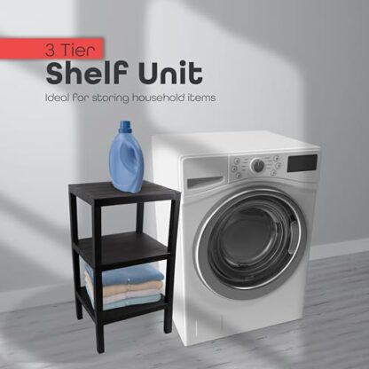 DIVCHI Side End Table Nightstand Coffee Tables Storage Bedside Table Office Living Room Bedroom Small Narrow Space Sofa Table 3 DIVCHI Side End Table Nightstand Coffee Tables Storage Bedside Table Office Living Room Bedroom Small Narrow Space Sofa Table - Image 3
