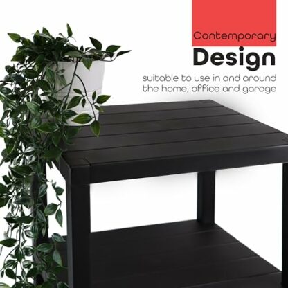 DIVCHI Side End Table Nightstand Coffee Tables Storage Bedside Table Office Living Room Bedroom Small Narrow Space Sofa Table 4 DIVCHI Side End Table Nightstand Coffee Tables Storage Bedside Table Office Living Room Bedroom Small Narrow Space Sofa Table - Image 4