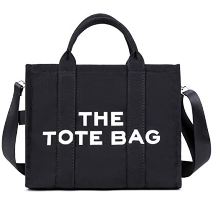 DKIIL NOIYB Women's Canvas Tote Bags Casual Canvas Crossbody Bag With Zipper Double Shoulder Straps Canvas Shoulder Bags for School Shopping Work Travel 2 DKIIL NOIYB Women's Canvas Tote Bags Casual Canvas Crossbody Bag With Zipper Double Shoulder Straps Canvas Shoulder Bags for School Shopping Work Travel - Image 2