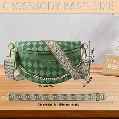 DUGEHO Cross Body Bag,Crossbody Bags Mobile Phone Wallet Bags with Large Capacity and Adjustable shoulder strap for Women girl（Beige） - Image 3