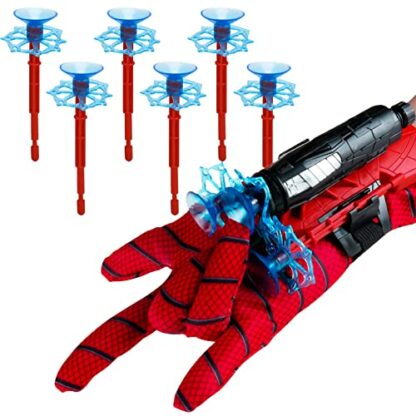 Dacitiery Spider Web Shooter for Kids, Spider Launcher Wrist Toy Set for Boys (1 Launcher and 6 Bullets and 1 Gloves) 2 Dacitiery Spider Web Shooter for Kids, Spider Launcher Wrist Toy Set for Boys (1 Launcher and 6 Bullets and 1 Gloves) - Image 2