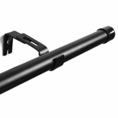 Deconovo Curtain Poles for Eyelet Curtains, Extendable Curtain Rod with Cap Finials