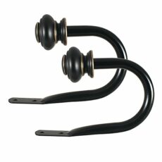 Decopolitan Urn Holdback Pair for Draperies, 1-Inch