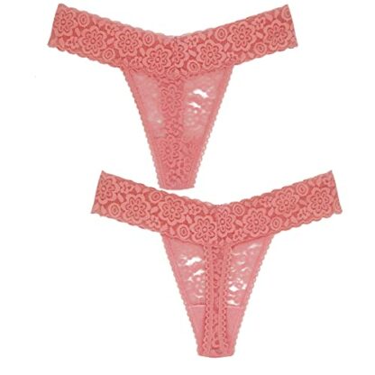 Deigecil Womens Thong, T Back Low Waist Seamless Panties Cotton Lace Thongs For Women, Pack Of 10 Assorted different Lace Pattern and Color - Image 4