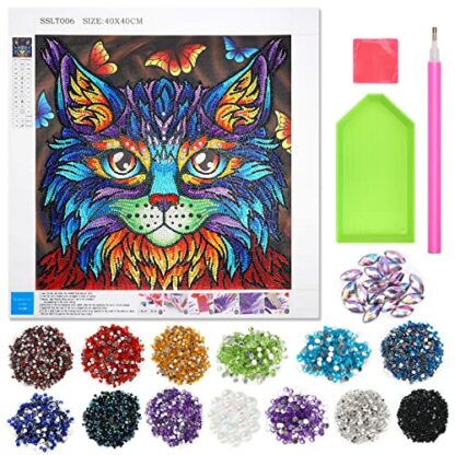 Dikence 40 x 40cm Diamond Art for Kids Teenage Girls Boys with Diamond Painting Special Tools - Best Crafts Gifts - Image 2