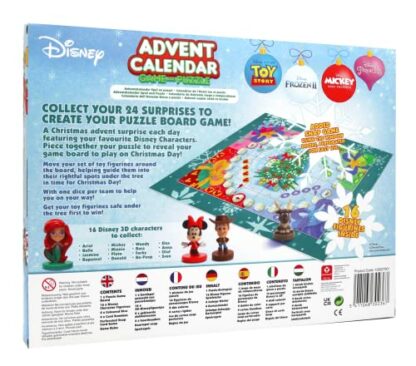 Disney Advent Calendar - Official Christmas Board Game, 16 x Disney 3D Characters Included, Great Gift For Kids, Ages 4+ 3 Disney Advent Calendar - Official Christmas Board Game, 16 x Disney 3D Characters Included, Great Gift For Kids, Ages 4+ - Image 3