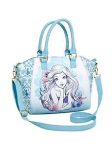 Disney Womens Loungefly Disney The Little Mermaid Satchel Handbag