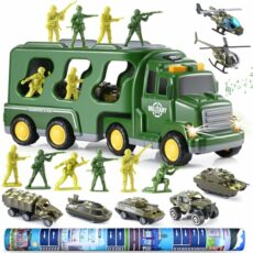 Doloowee Christmas Truck Toys for 3 4 5 6 Year Old Boy,3+ Year Old Boys & Girls Christmas Birthday Gifts,6 In 1Toddler Toys with Light & Sound Effects