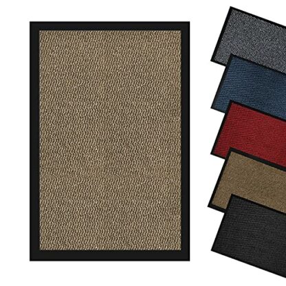 Domats - Dirt Trapper Door Mat for Indoor & Outdoor - Non Slip Mat with Rubber Backed - Washable Rug Mats for Floor & Carpet - Entrance Doormat for Home, Kitchen, Office & Garden (40 x 60 cm||Beige) 2 Domats - Dirt Trapper Door Mat for Indoor & Outdoor - Non Slip Mat with Rubber Backed - Washable Rug Mats for Floor & Carpet - Entrance Doormat for Home, Kitchen, Office & Garden (40 x 60 cm||Beige) - Image 2