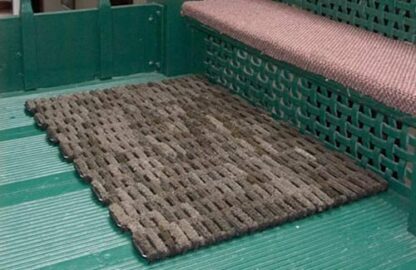Durable Dura-Rug Recycled Fabric Tire-Link Outdoor Entrance Mat - Image 4